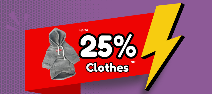 CLOTHING UPTO 25% OFF