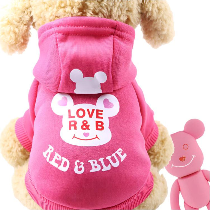 Pet Dog Cat Hooded Sweater (Multi-Styles) Unbranded