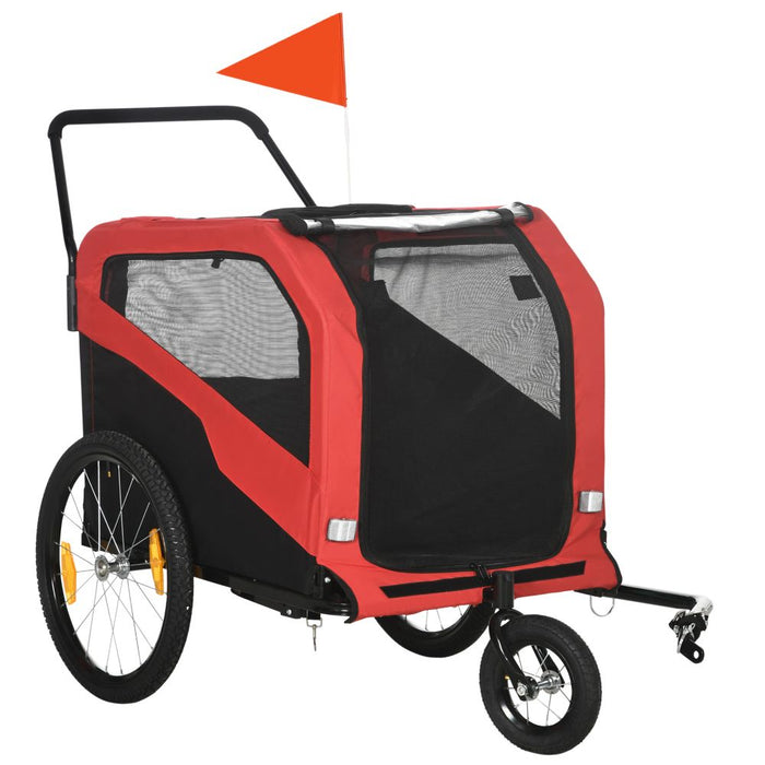 2 in 1 Dog Bike Trailer & Stroller UK PET HOUSE