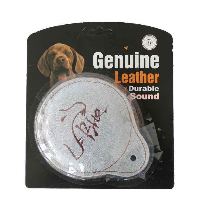Cowhide Frisbee Dog Toy UK PET HOUSE