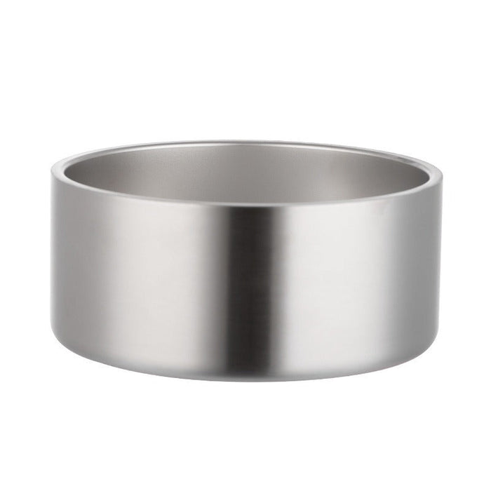 Pet Cat Dog Large Capacity Stainless Steel Bowl Double Layer Vacuum eprolo