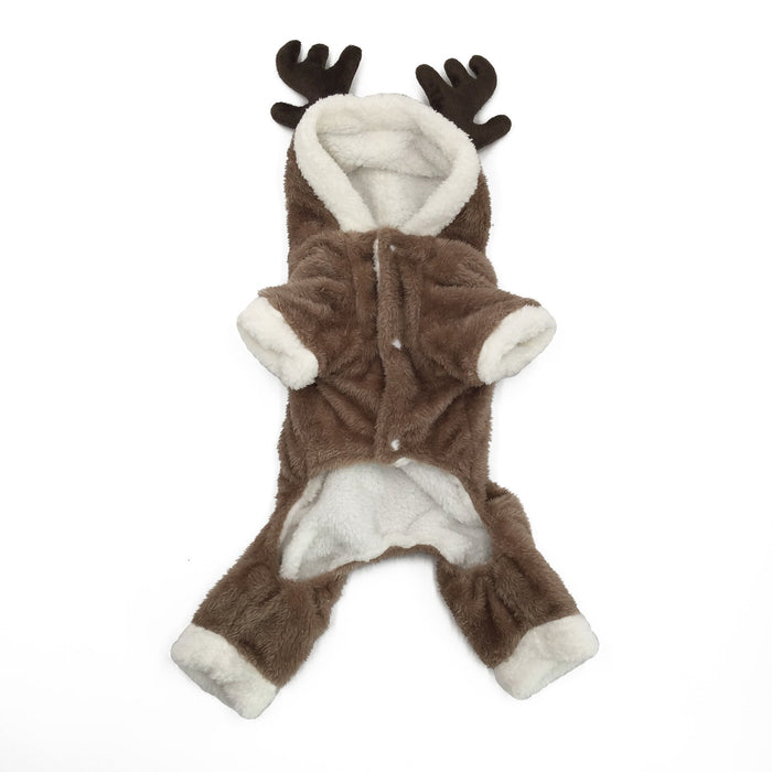 Elk Christmas Dog Clothes UK PET HOUSE