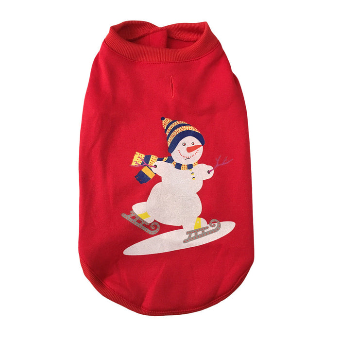 Dog Cat Christmas Pet T-Shirt (Multi Design) UK PET HOUSE