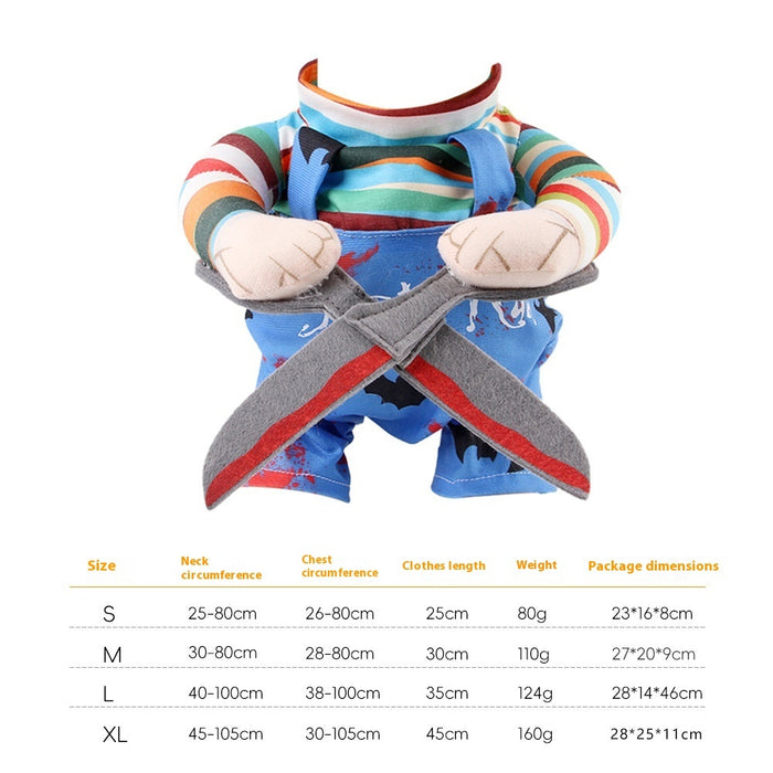 Halloween Pet Cosplay Costume – Scissor Design Adjustable Outfit for Cats & Dogs UK PET HOUSE