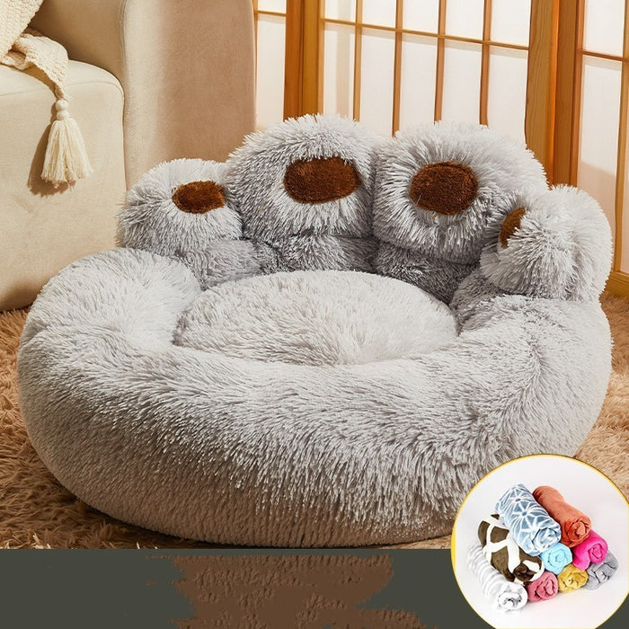 Warm Kennel Pet Bed – Fleece-Lined Sofa Mattress for Cats & Medium to Large Dogs, Corgi & Golden Retriever Friendly UK PET HOUSE