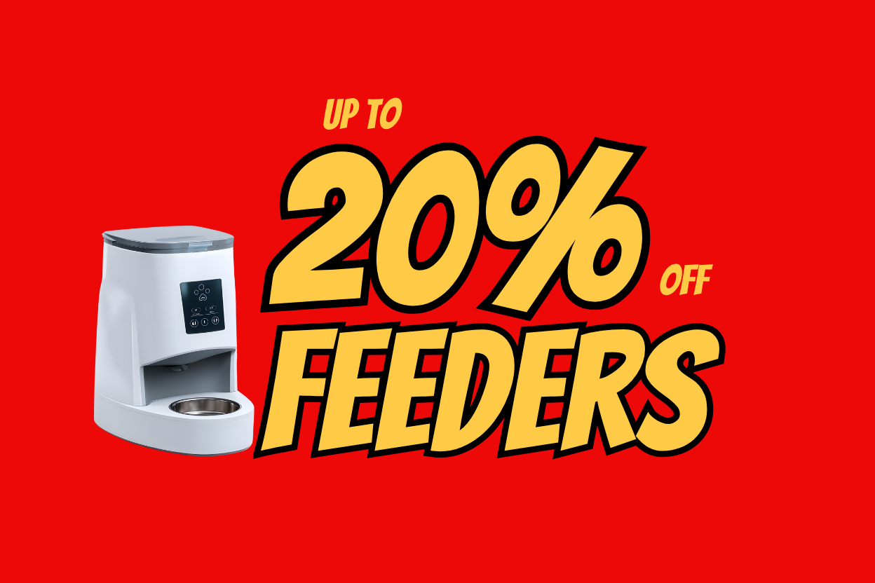 PET FEEDERS UPTO 20% OFF