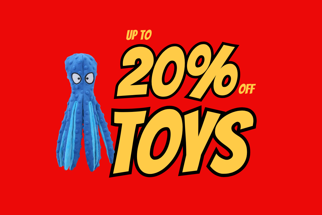 PET TOYS UPTO 20% OFF
