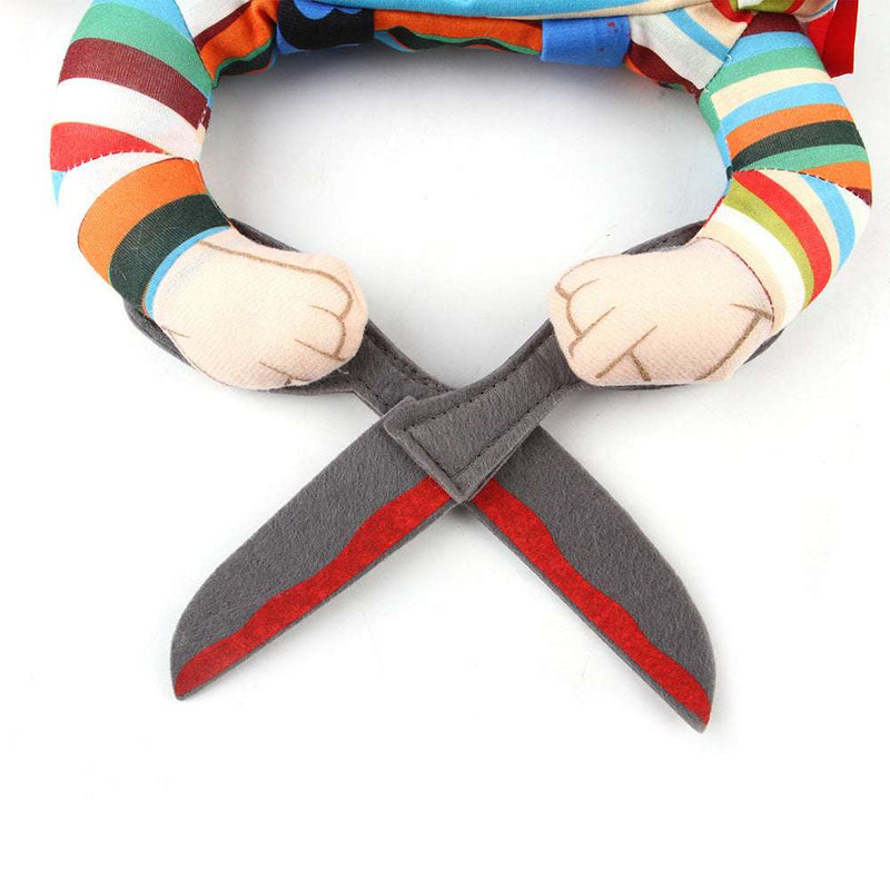 Halloween Pet Cosplay Costume – Scissor Design Adjustable Outfit for Cats & Dogs UK PET HOUSE