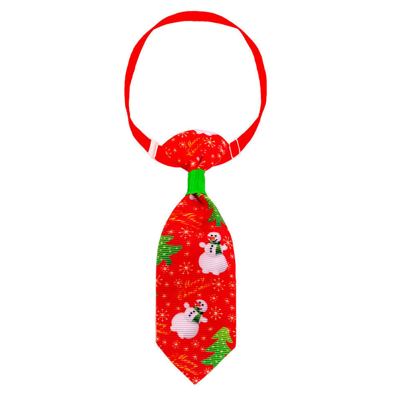 Pet Cat Dog Christmas Cute Printed Small Necktie Unbranded