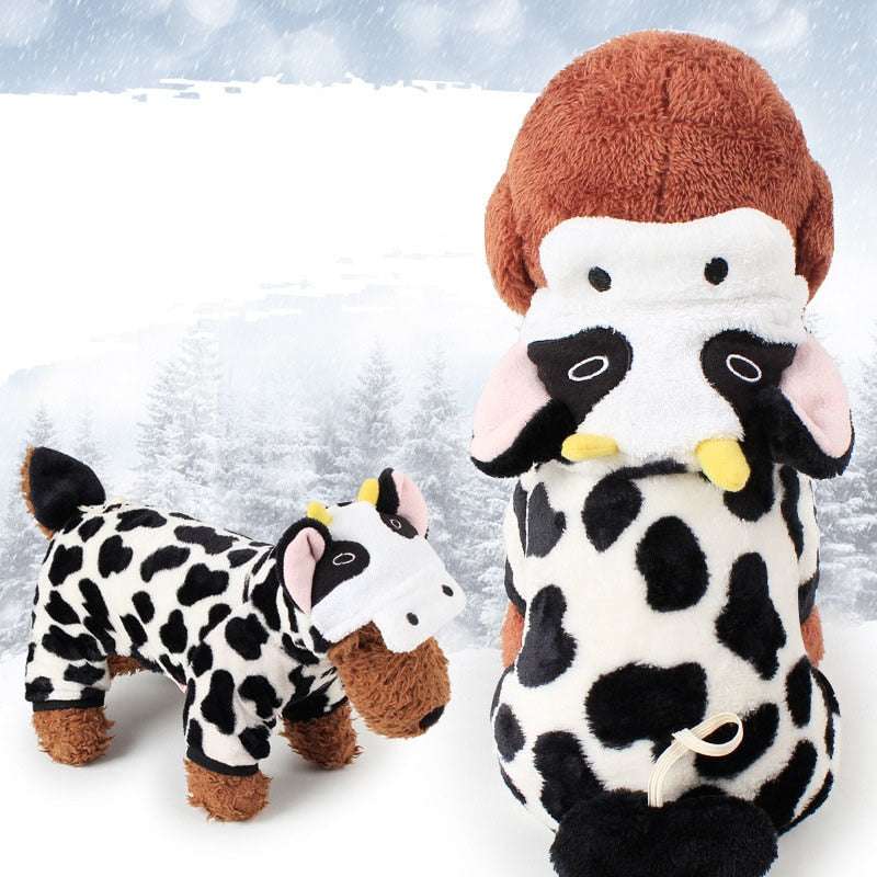 Pet Cat Dog Halloween Cartoon Animal Costume Comfortable Fleece Hoodies Apparel eprolo