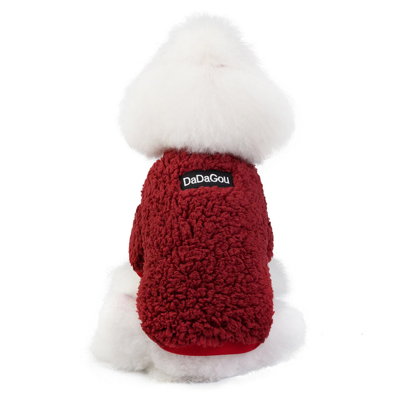 Soft Velvet Pet Coat for Dogs & Cats – Cozy Autumn & Winter Jacket UK PET HOUSE