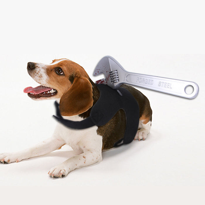 Pet Cat Dog Halloween Funny Costume (Wrench, Pipe, Kitchen Knife etc.)