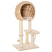 100cm Cat Tree Tower Kitten Climbing Tower W/ Scratching Post Condo  Pawhut UK PET HOUSE