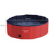 100cm Foldable Pet Swimming Pool - Red UK PET HOUSE