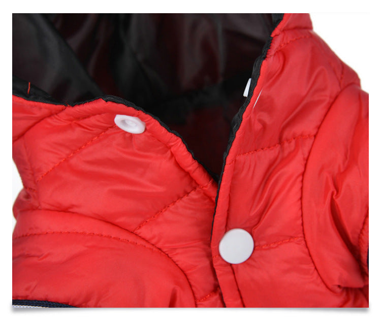 Pet Dog Cat Winter Jacket Autumn with Hoodie Unbranded