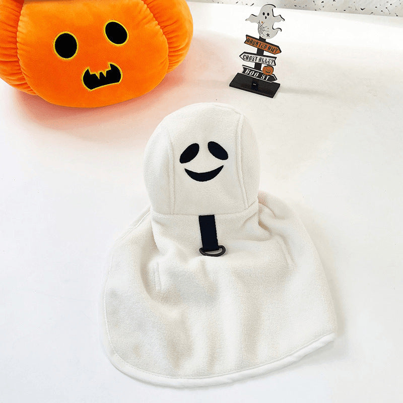 Halloween Pet Cloak for Cats & Dogs – Ghost, Bat, and Pumpkin Costume UK PET HOUSE