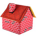 Pet Villa House – Chimney Style Cozy Nest for Cats & Small Dogs, Plush Indoor Bed UK PET HOUSE