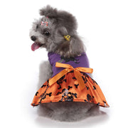 Pet Dog Cat Halloween Wizard Skirt Pet Dog Clothes Bat Skirt eprolo