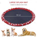 150cm Splash Pad Sprinkler for Pets Non-slip - Red UK PET HOUSE