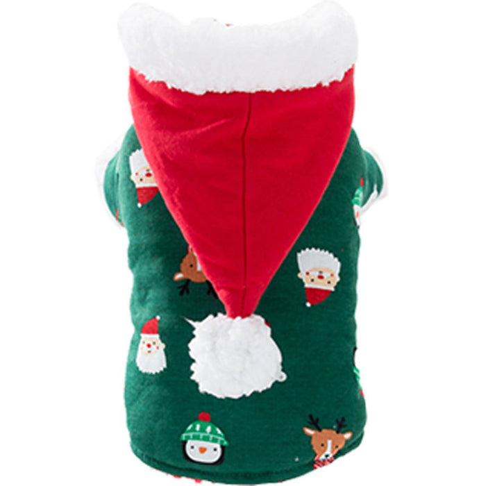 Dog Cat Christmas Pet Coat Padded Jacket