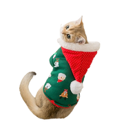 Dog Cat Christmas Pet Coat Padded Jacket UK PET HOUSE