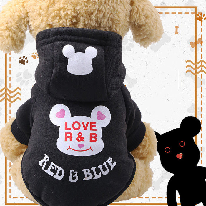 Pet Dog Cat Hooded Sweater (Multi-Styles)