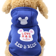 Pet Dog Cat Hooded Sweater (Multi-Styles) Unbranded