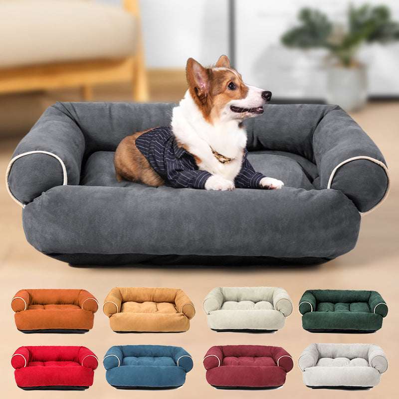 Cozy Pet Sofa Bed for Cats & Dogs – Warm, Soft, Multi-Color Pet House & Cushion DOG n KITTY