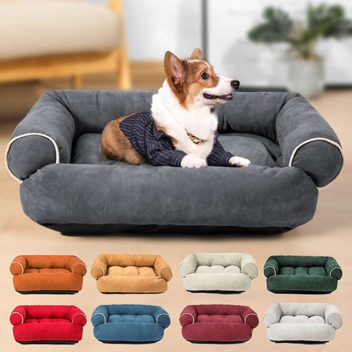 Cozy Pet Sofa Bed for Cats & Dogs – Warm, Soft, Multi-Color Pet House & Cushion DOG n KITTY