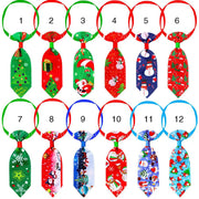 Pet Cat Dog Christmas Cute Printed Small Necktie Unbranded