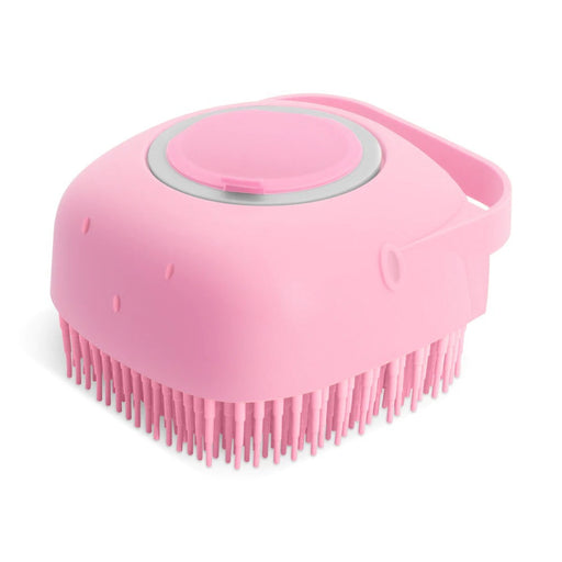 Pet Grooming Brush – Soft Silicone Shampoo Massager for Bathing DOG n KITTY