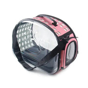 Pet Cat Carrier Bag Foldable Transparent Cage Portable Travel Breathable Cat Transport Bag Basket Backpack Handbag Pet Supplies eprolo