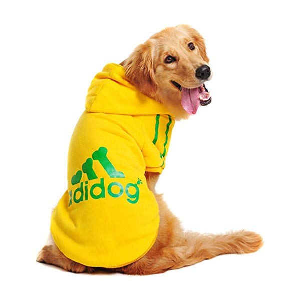 Pet Dog Oversized Hooded Sweater for LARGE Breeds (adidog)