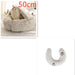 Pet Cat Dog 2 In 1 Winter Bed Round Plush Warm Bed House Soft Long Plush UK PET HOUSE