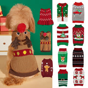 Festive Reindeer Knit Pet Sweater – Christmas Dog & Cat Jumper (Multiple Styles) UK PET HOUSE
