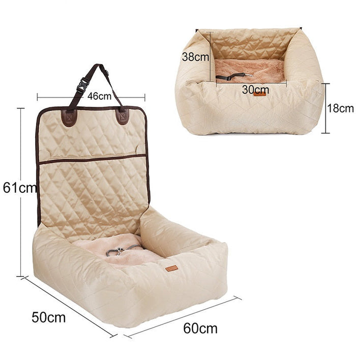 2 In 1 Pet Carrier Folding Car Seat UK PET HOUSE