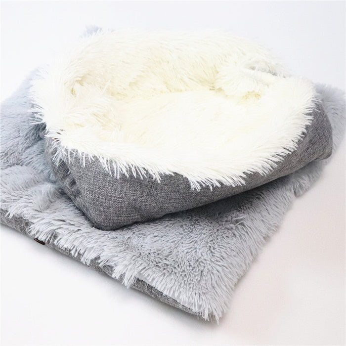 2 in 1 Pet Mattress Nest Plush Mattress UK PET HOUSE