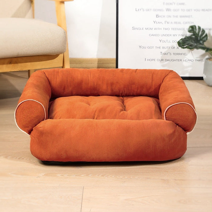 Cozy Pet Sofa Bed for Cats & Dogs – Warm, Soft, Multi-Color Pet House & Cushion DOG n KITTY