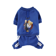 Fleece Kung Fu Bear Dog Training Suit – Warm Active Wear for Pets UK PET HOUSE