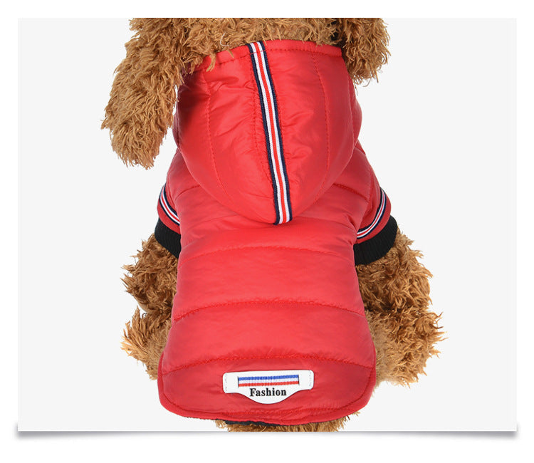 Pet Dog Cat Winter Jacket Autumn with Hoodie Unbranded