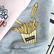 Popcorn Chips Pet Hoodie – Warm Winter Jacket for Dogs & Cats UK PET HOUSE