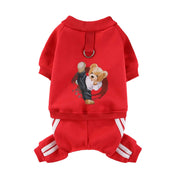 Fleece Kung Fu Bear Dog Training Suit – Warm Active Wear for Pets UK PET HOUSE