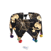 Pet Dog Cat Halloween Bell Collar & Pumpkin Design Hat Set Unbranded