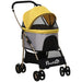 3 In 1 Pet Detachable Stroller (Yellow) UK PET HOUSE