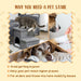 3 Pet Steps w/ Cat House Storage Sofa UK PET HOUSE