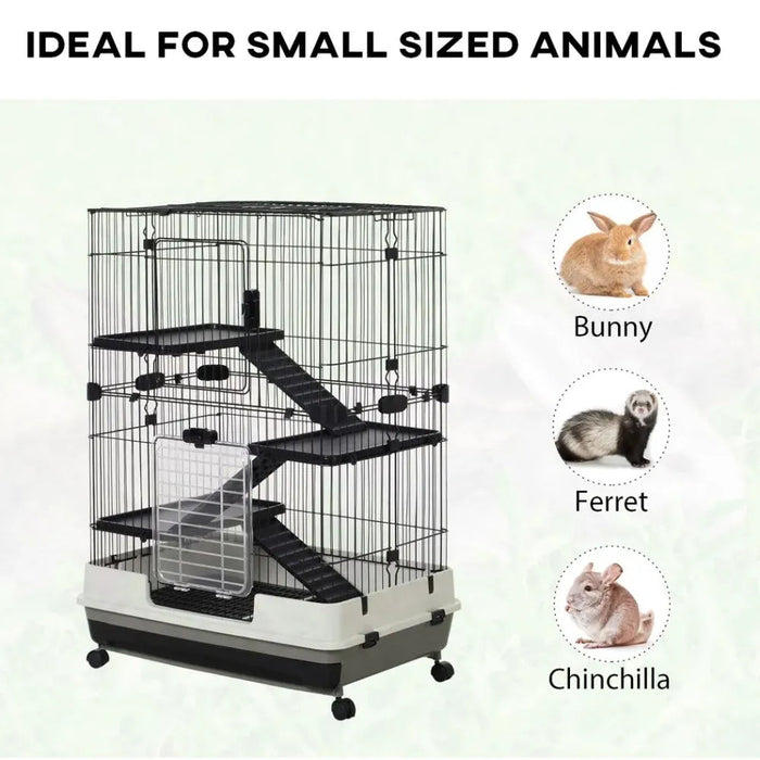 3 Tier Small Animal Cage Play House for Rabbits Ferret Chinchilla With Ram UK PET HOUSE