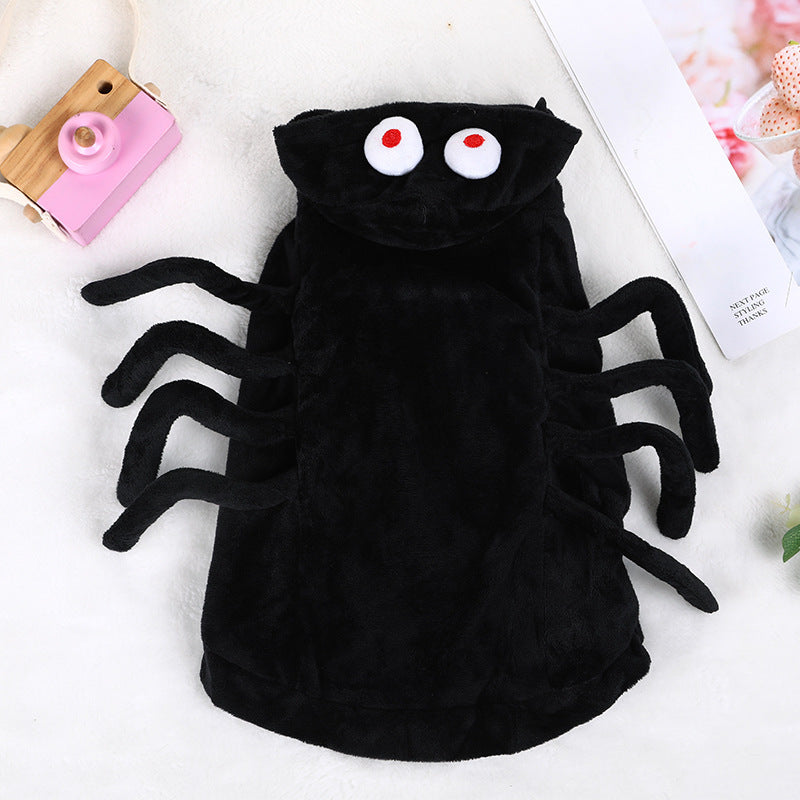 Halloween Spider Pet Costume – Funny Outfit for Cats & Dogs UK PET HOUSE