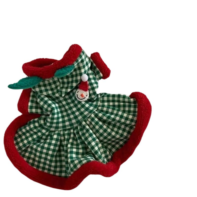 Pet Dog Cat Christmas Elk Costume – Fleece-Lined Autumn & Winter Outfit for Medium Dogs and Cats UK PET HOUSE