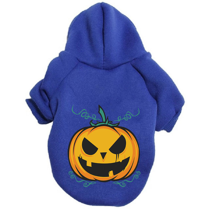 Pet Dog Cat Halloween Pumpkin Pattern Sweater Clothes