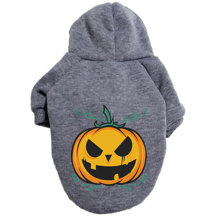 Pet Dog Cat Halloween Pumpkin Pattern Sweater Clothes